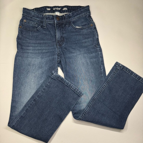 Cat & Jack Boys Size 10 Jeans & Khaki Pants Bundle Stretch Straight Fit - Picture 2 of 16